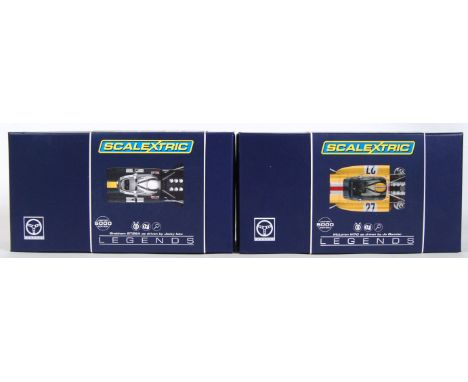 A collection of 2x original contemporary 1/32 scale limited edition Scalextric boxed Legends racing slot cars to include; C36