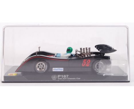 An original contemporary 1/32 scale Vanquish Mg CA71 BRM P167 Negro plastic slot car. Within its original plastic case. Mint.