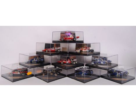 A collection of 10x original contemporary 1/43 scale Quartzo diecast model F1 Formula One cars to include; 4029, 4032, 4066, 