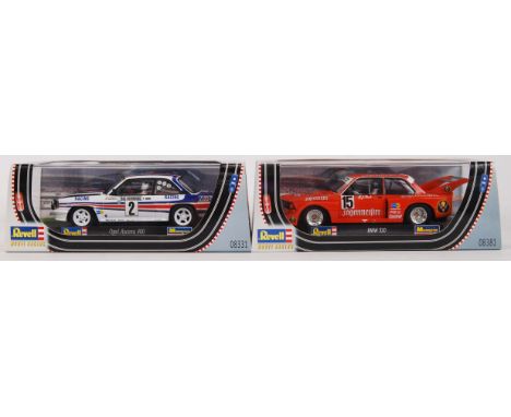 A collection of 2x original contemporary 1/32 scale 'Revell Model Racing' plastic racing slot cars to include; 08331 Opel Asc