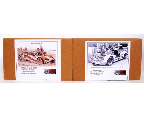 A collection of 2x original contemporary Proto Slot 1/32 scale resin plastic slot car model kits to include; CB036 Howmettx T
