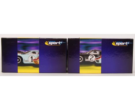 A collection of 2x original contemporary Scalextric Sport 1/32 scale limited edition plastic slot cars to include; C2464A For