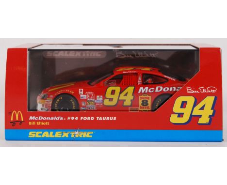 An original contemporary Scalextric Nascar Special Edition 1/32 scale C2142 McDonald's Ford Taurus (no. 2284 of 2500) plastic