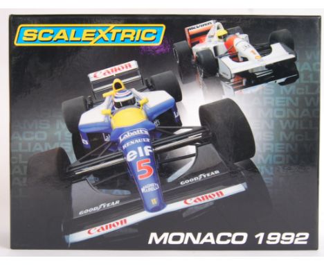 An original contemporary Scalextric 'The Classic Collection' Limited Edition 1/32 scale C2971A Monaco 1992 boxed slot car set