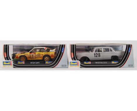 A collection of 2x original contemporary 1/32 scale 'Revell Model Racing' plastic racing slot cars to include; 08339 Audi Spo