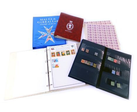 Philately. QEII and later World stamps, to include three dollars, stamp albums, Silver Jubilee Collection, etc. (a quantity)