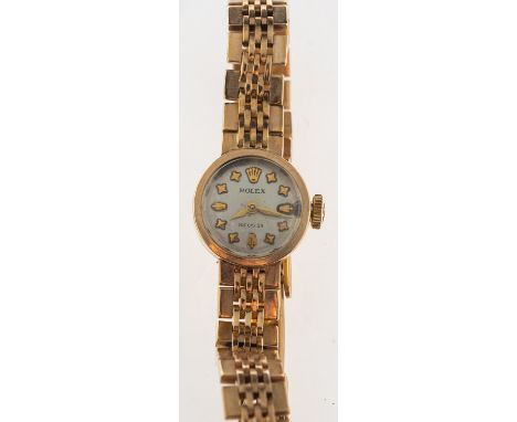 Rolex.  A vintage Rolex Precision wristwatch, circa 1961, with circular dial, approx. 15mm, outside of case marked 375, insid