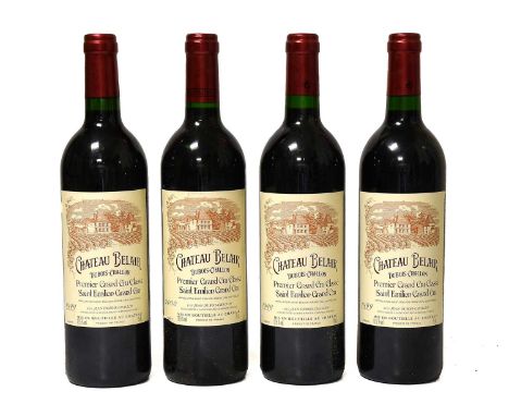 Château Belair Dubois-Challon 1999, Saint-Emilion (four bottles)