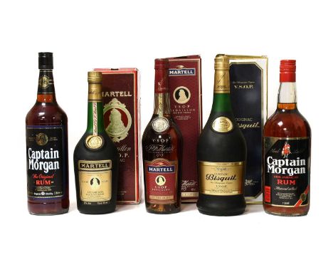 Martell V.S.O.P. Medaillon Liqueur Cognac, 1980s bottling (one bottle), Martell V.S.O.P. Medaillon Old Fine Cognac, (one bott