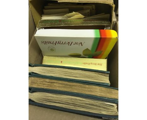 STAMPS : Glory box with three old time albums which do not appear to have been picked, plus an accumulation of GB covers and 