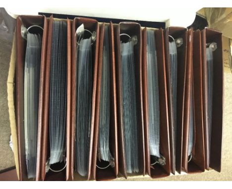STAMPS : Nine Royal Mail First Day Cover albums all in pretty good condition with PHQ sets in from 1980-00's. Worth it for th