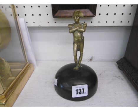 A BRONZE OF NAPOLEON BONAPARTE 