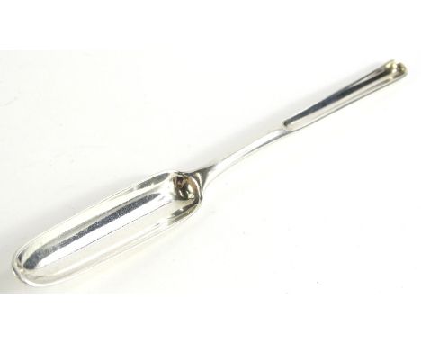 A George III silver marrow scoop, of plain form, London 1796, 1½oz. 