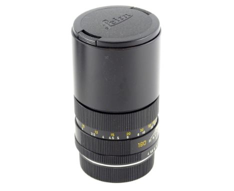 A Leitz Weitzar elmar-r lens, 1:4/180.