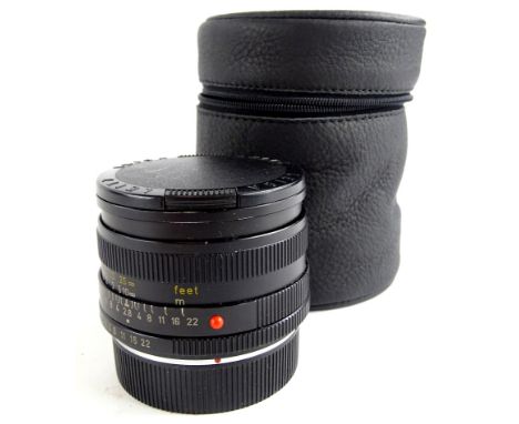 A Leitz Wetzlar elmarit-r lens, 1:2.8/35.