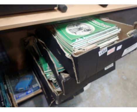 Five boxes of 'Motorsport' magazine, mostly 1950's and 1960's. Not available for in-house P&amp;P