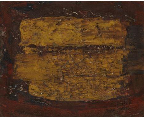 Antal B&iacute;r&oacute;,&nbsp;French/Hungarian 1907-1990 -&nbsp;Untitled, 1961;&nbsp;oil on paper, signed and dated lower ri