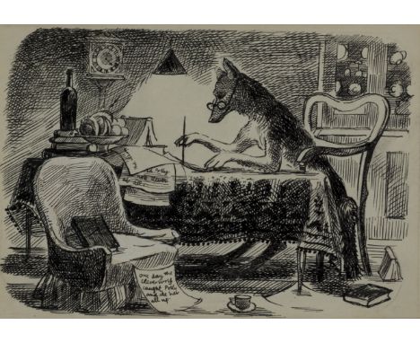 Marjorie-Ann Watts,&nbsp;British active c.1955 -&nbsp;One Day the Clever Wolf caught Polly and ate her all up, c.1955;&nbsp;i