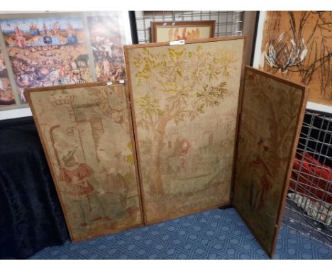 3 SCREEN TAPESTRY - FRENCH A/F 125.5CMS (H) APPROX