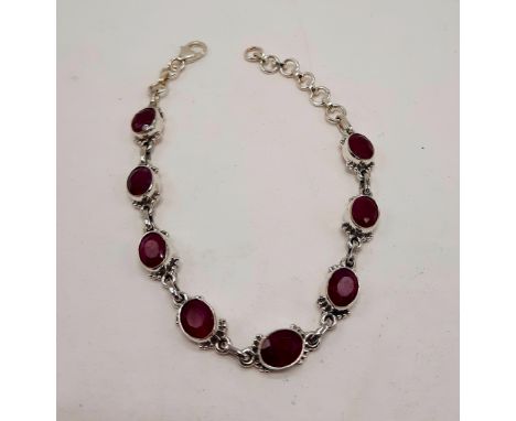 RAW RUBY BRACELET