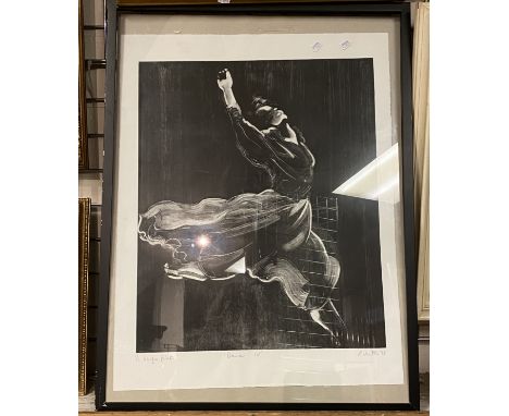 THE DANCER 1V PRINT BY REBECCA DENTON - 72 X 56 CMS PRINT ONLY APPROX