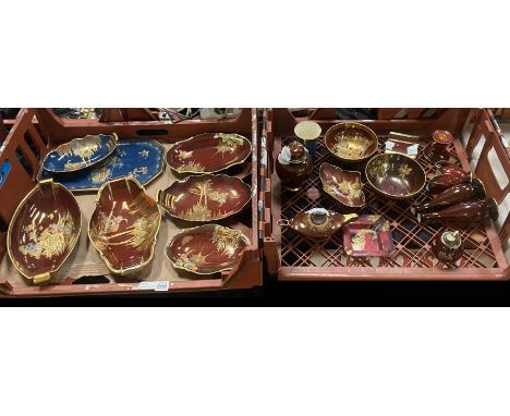 CROWN DEVON &amp; CARLTONWARE - ROUGE ROYALE ETC