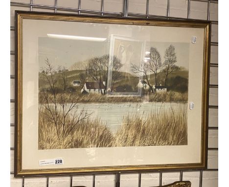 JEREMY KING PRINT IN GILT FRAME