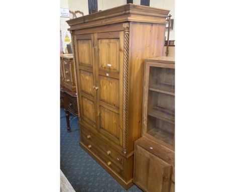 PINE DOUBLE WARDROBE