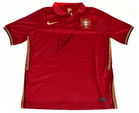 Sold at Auction: Cristiano Ronaldo signed and framed Portugal jersey