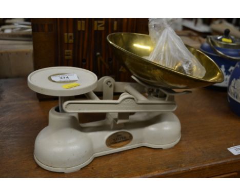 A set of Salter scales and weights 