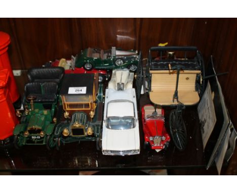 A SELECTION OF FRANKLIN MINT PRECISION MODEL VINTAGE CARS, A/F