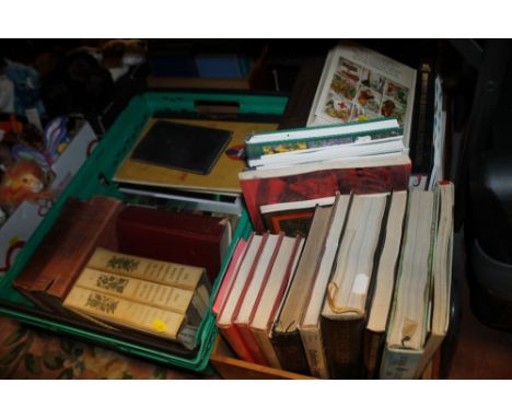 TWO BOXES OF VINTAGE BOOKS