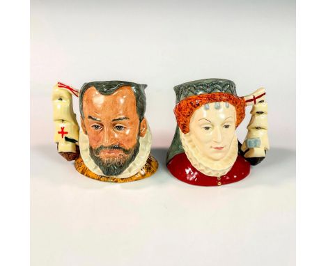Style One, warship handle. Grey, dark red, and white coloration.Daughter of Anne Boleyn, the second wife of Henry VIII, Eliza