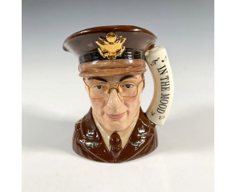 A large Design Original Sample colorway of the jug Glenn Miller D6970 with all brown attire, silver detailing on coat, gold U