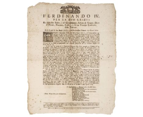 Animal vaccination. Proclamation regarding slaughter of animals to prevent spreading of disease to the people living in the n