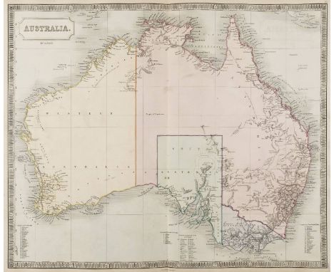 Hall (Sidney). A New General Atlas with the Divisions and Boundaries carefully coloured; Constructed Entirely from New Drawin