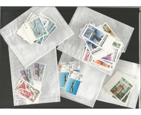 Mint Stamp Collection. A bag of well over 100 different stamps, many of which are sets which are individually bagged. Include