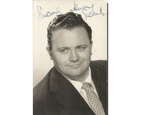 Harry Secombe signed photo. Small vintage 6x4 sepia portrait signed by the late great Sir Harry Secombe. Good condition. All 