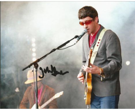 Graham Coxon signed colour 10x8 photo. English musician singer songwriter and painter. Who first came to our attention as a m