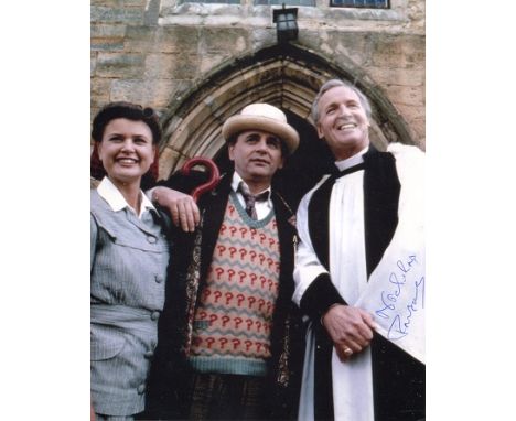Doctor Who 8x10 Inch Photo from Doctor Who the Curse of Fenric, Signed by Nicholas Parsons.  Good condition. All signed items