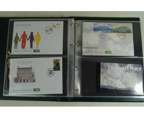 A large quantity of mint and used Irish stamps Including year books, First Day covers, Millennium stamps etc. 