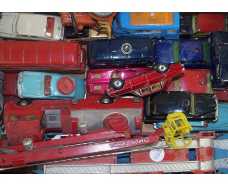 Nineteen unboxed diecast vehicles - mainly CorgiIncluding Mini Cooper S 1967 Monte Carlo, Austin A60 Motor School Car, Oldsmo