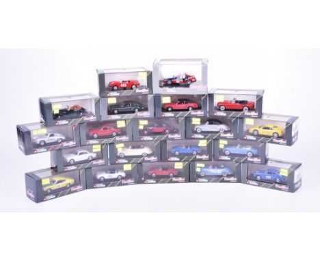 Twenty boxed Corgi Detail Cars platinum/titanium To the scale of 1:43.
