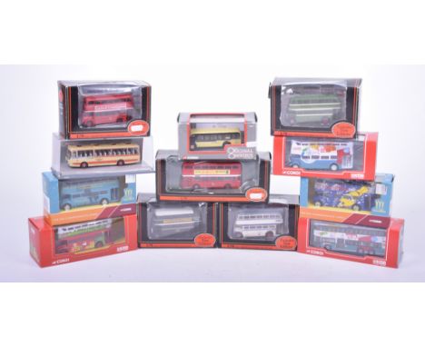 Thirty-seven boxed diecast busesThe majority 1:76 scale, by various makers, mainly The Original Omnibus Company/Corgi and Exc