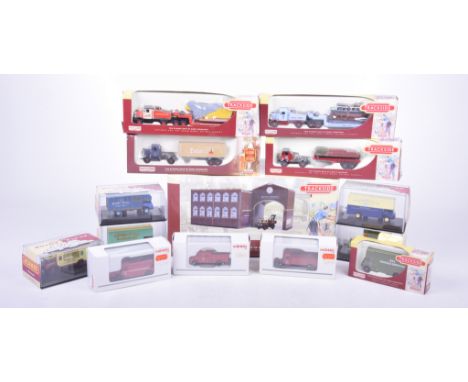 Twenty-nine boxed diecast vehicles Comprising seventeen boxed Lledo trackside vehicles, three Lledo Brewing in Britain vehicl