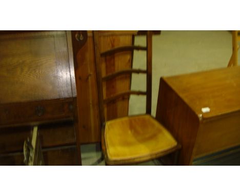 Vintage ladderback bedroom chair