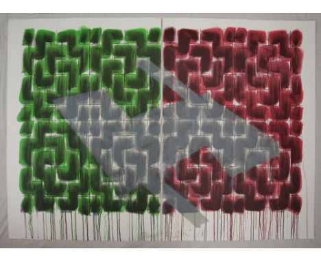 Richard Smith (1931-2016)Espalier (diptych)Lithograph printed in colours, 1981,Signed and dated in pencil, Numbered from the 
