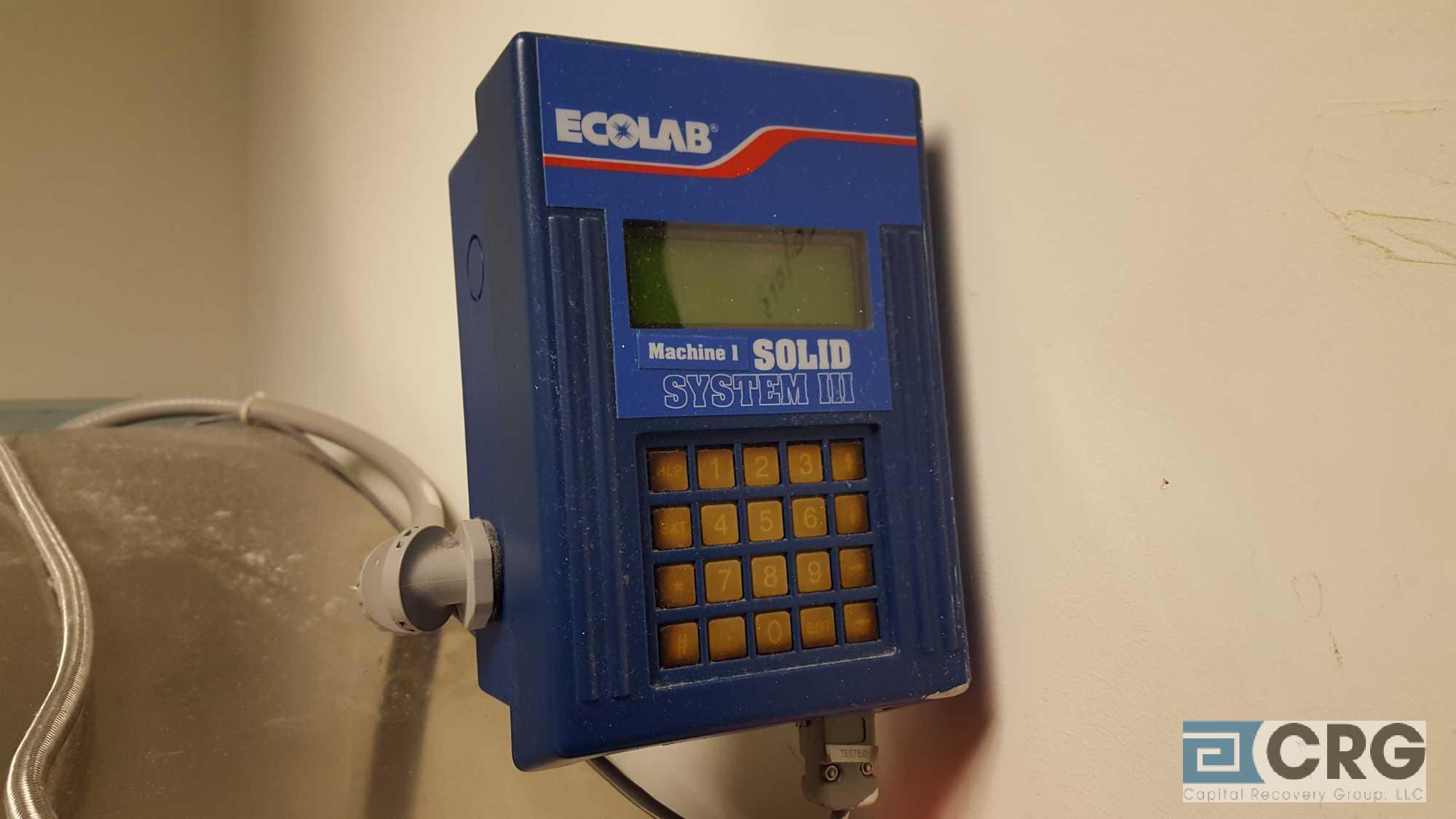 Ecolab system III detergent dispenser system with (2) cases of ...