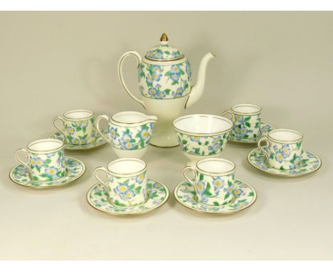 WEDGWOOD. A Wedgwood bone china fifteen piece coffee service.WE CANNOT SHIP THIS ITEM… Due to fragility, size or weight this 