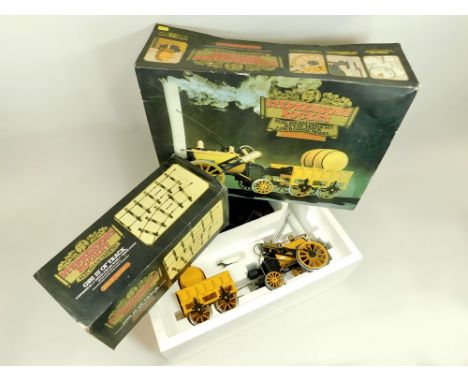 HORNBY ROCKET SET. A Hornby G100 three & a half inch gauge live steam model of Stephenson's Rocket locomotive, tender & track